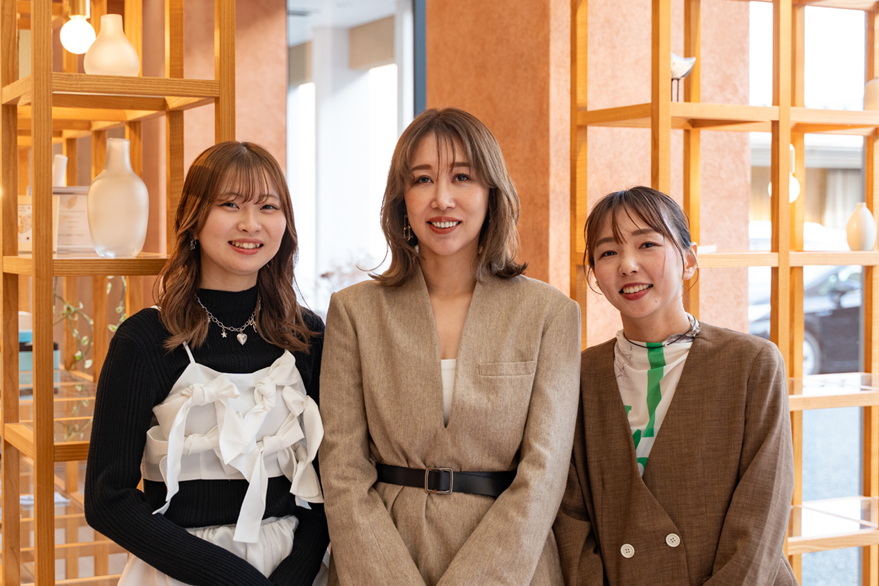 水津 育美 さん / 高瀬 みなみ さん / 難波 楓 さん