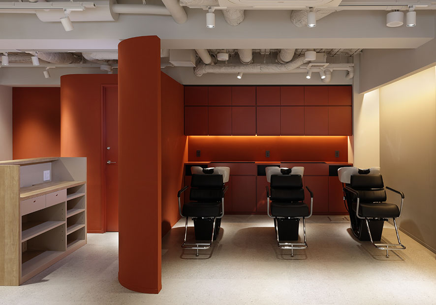 シャンプーブース