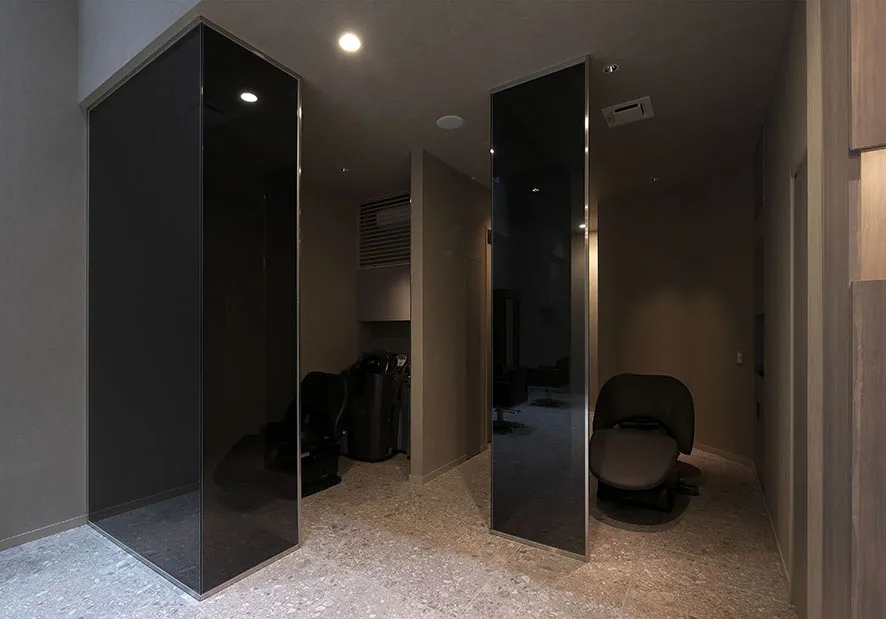 シャンプーブース